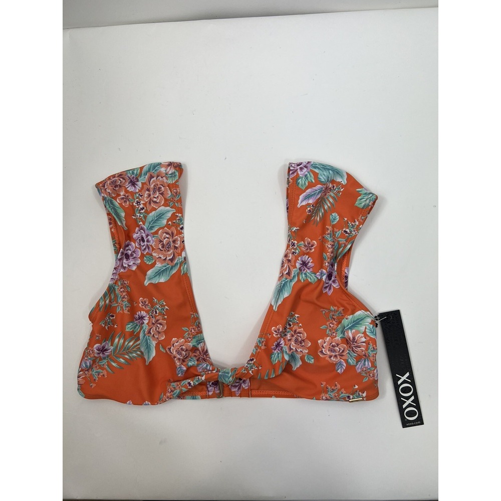 XOXO Bikini Top Orange Swimwear Swim Beach Wear Style #XS205 Womens Sz L